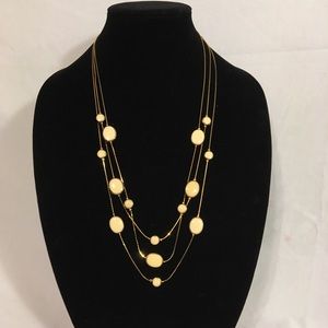 Triple Strand Gold & Cream